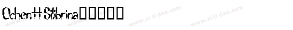 Ochentt Silibrina字体转换